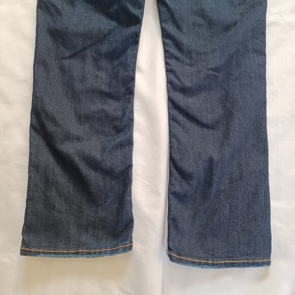 Silver Womens Jeans Suki Capri Cropped Dark Wash Midrise Stretch Size 28  30x26 - Picture 6 of 13